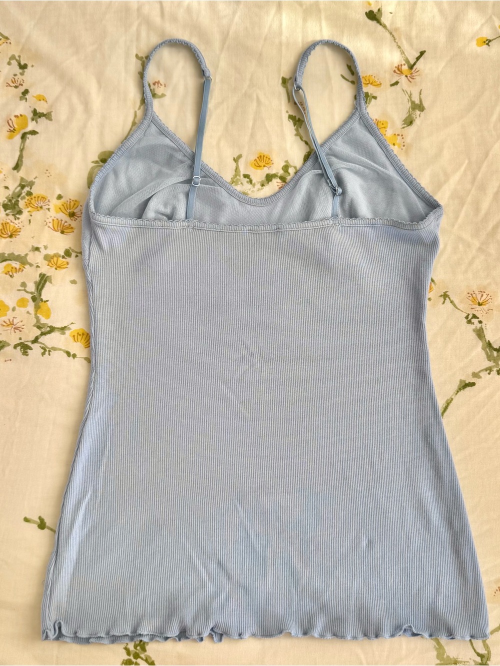 Free People Light Blue Ribbed Cami Tank - Picture 4 of 4